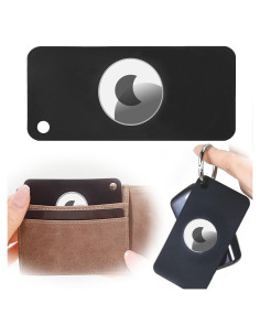 Soporte de Tarjeta para AirTag MOSIYEEF - Funda Silicona Ultra Delgado