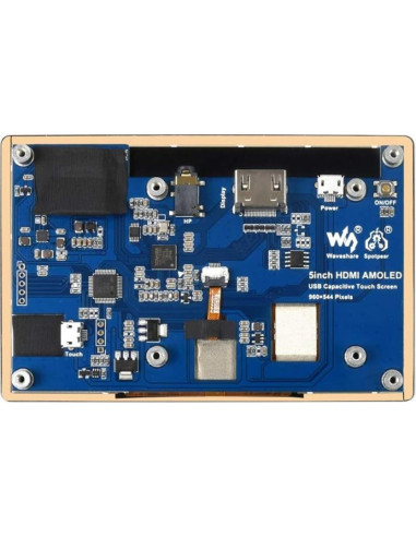 Monitor Táctil Capacitivo AMOLED 5" XYGStudy 960x544 HDMI