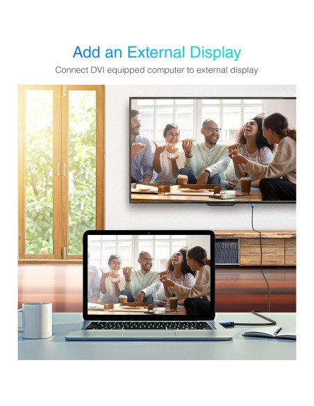 Cable HDMI a DVI BlueRigger 0.91m Macho a Macho Alta Velocidad