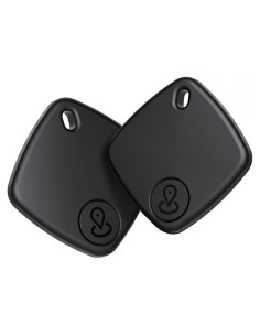 Rastreador Bluetooth Ntaanoo Air Tag 2-Pack Negro IP67