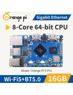 Orange Pi 5 Pro 16GB LPDDR5 Rockchip RK3588S Placa de Desarrollo 2