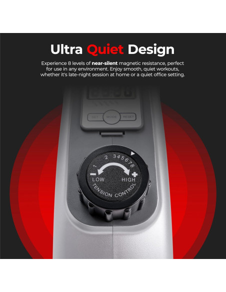 Bicicleta de Ejercicio Mini Sunny Health & Fitness Magnética