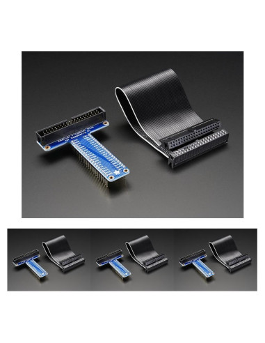 T-Cobbler Plus Adafruit ensamblado para Raspberry Pi - Paquete de 4