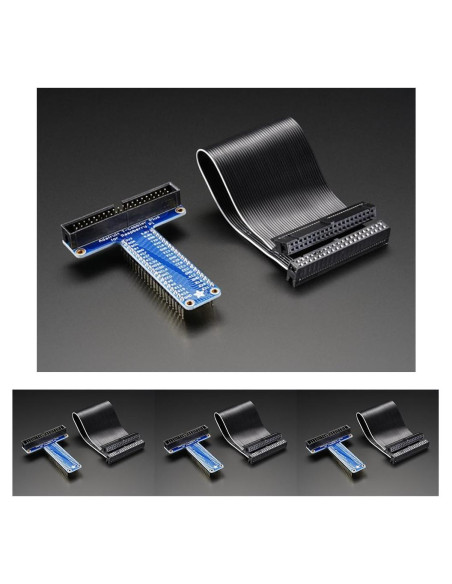 T-Cobbler Plus Adafruit ensamblado para Raspberry Pi - Paquete de 4 T-Cobbler Plus Adafruit ensamblado para Raspberry Pi - Paquete de 4