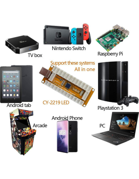 Controlador de Juego SJ@JX USB 2 Jugadores para Nintendo Switch