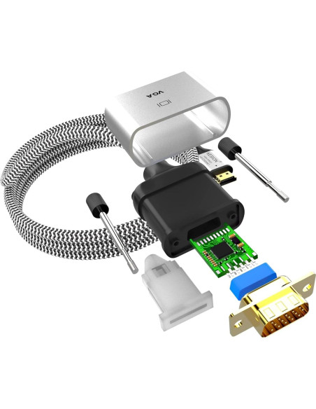 Cable Adaptador HDMI a VGA KESION 3.05 m Unidireccional
