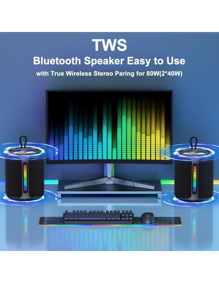 Altavoz Inalámbrico Bluetooth PoP voz 40W Impermeable IPX7