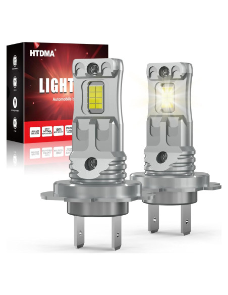 Bombilla H7 LED HTDMA 6500K 35000LM Antiniebla - Juego 2 Pzas