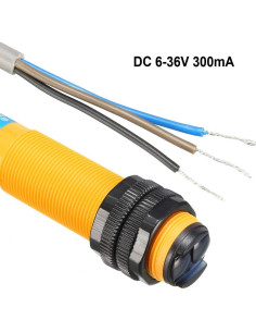 Sensor Óptico Retroreflectante uxcell E3F-R2NK DC 6-36V 2m 2
