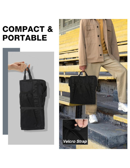 Cojín de Asiento Plegable REDCAMP con Respaldo Alto 43 cm