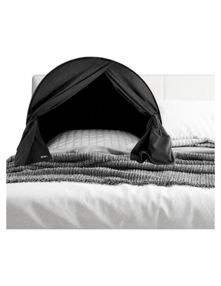 Carpa de Cama Oscurecimiento zDen-1 Negra para Sueño Privado