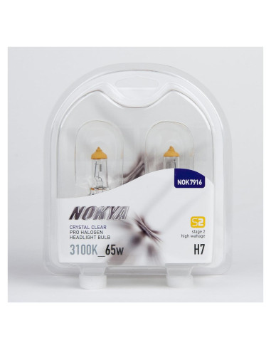 Bombillas de Faro Nokya Clear H7 65W 3100K Alta Potencia