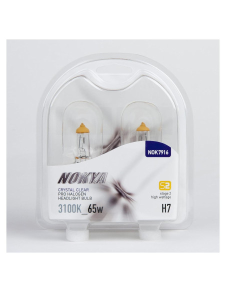 Bombillas de Faro Nokya Clear H7 65W 3100K Alta Potencia