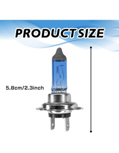 Bombilla Halógena H7 SamWinGear 100W Ultra Blanca 12V 2