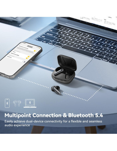 Auriculares Inalámbricos EarFun Air Pro 4 con ANC, 52h Batería