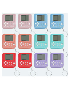 12 Llaveros de Videojuegos DJMUMU para Cumpleaños y Fiestas