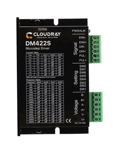Controlador Motor Paso a Paso DM422S 0.3-2.2A 18-48VDC Cloudray