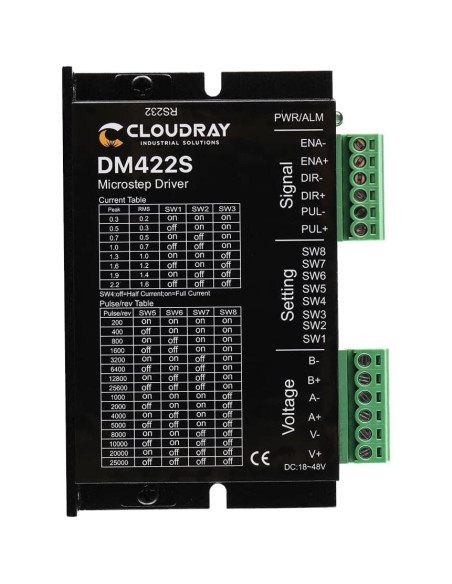 Controlador Motor Paso a Paso DM422S 0.3-2.2A 18-48VDC Cloudray