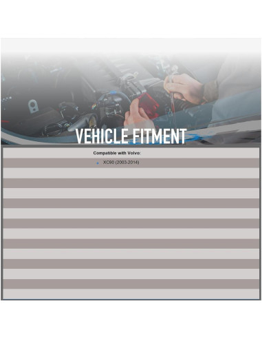 Motor de Limpiaparabrisas Trasero OEG Parts para Volvo XC90 2003-2014