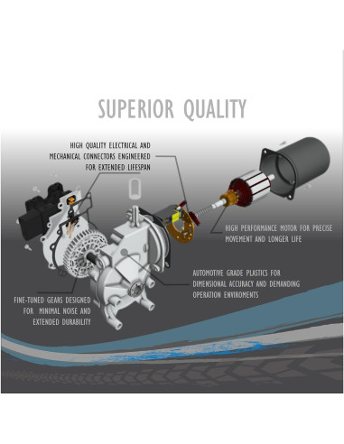 Motor de Limpiaparabrisas Trasero OEG Parts para Volvo XC90 2003-2014