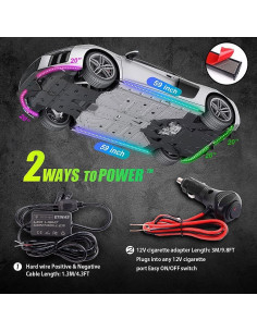 Luces de Subsuelo ETINAS AM0009, 6 PCS LED Multicolor 12V 2