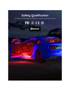 Luces de Carro Govee RGBIC 8 Piezas Interior y Exterior 2