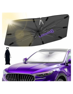 Sombrilla para Parabrisas JASVIC Plateada 145x84 cm Antirayaduras