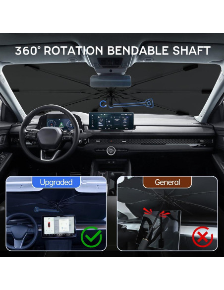 Sombrilla para Parabrisas JASVIC Plateada 145x84 cm Antirayaduras