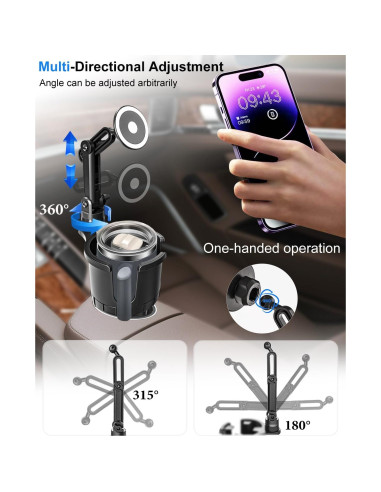 Soporte Magnético para Taza y Teléfono Kolasels Magsafe 4-en-1