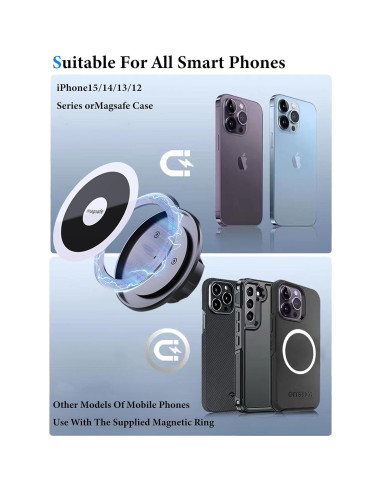 Soporte Magnético para Taza y Teléfono Kolasels Magsafe 4-en-1