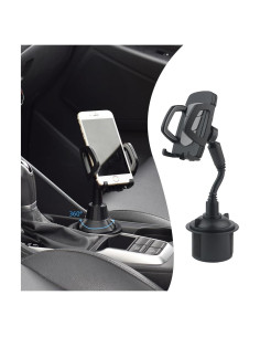 Soporte para Teléfono en Portavasos Kewucn Ajustable 360
