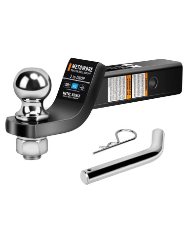 Soporte de bola de remolque METOWARE 2" (5.08 cm) 6000 lbs