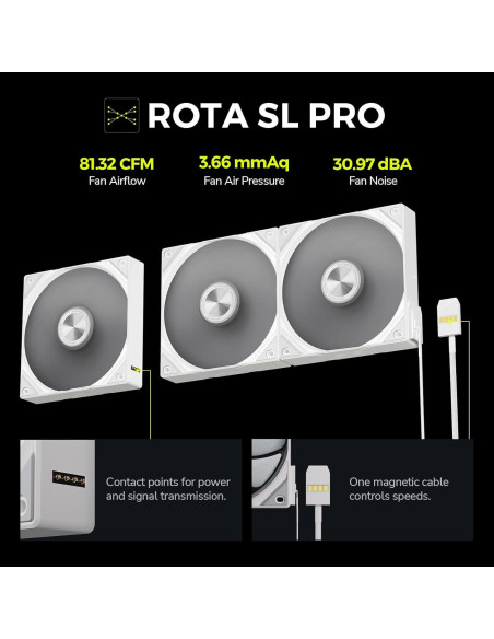 Enfriador AIO TRYX Panorama 360 Blanco 360mm con Pantalla AMOLED