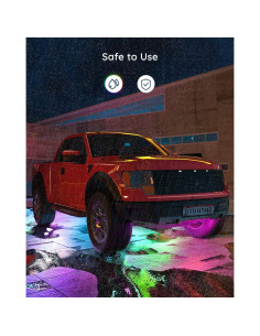 Luces LED de Subrayado Govee H61840A1, 4 Pcs RGBIC para Autos 2