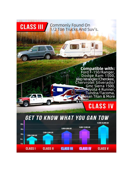 Enganche de Remolque Ajustable AKM 6" Aluminio 12,500 LBS