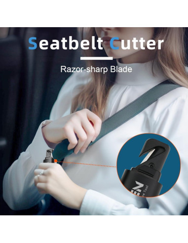 Herramienta de Escape SINSEN - Cortador de Cinturón y Rompedor de Cristales