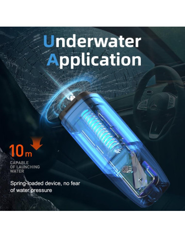 Herramienta de Escape SINSEN - Cortador de Cinturón y Rompedor de Cristales