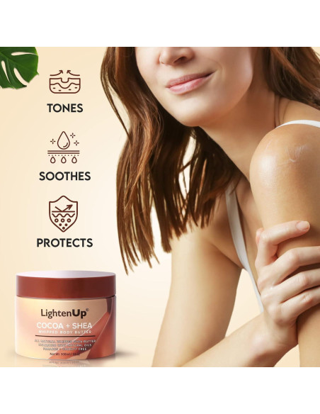 Manteca de Cacao Batida LightenUp 300 ml - Hidratante Natural