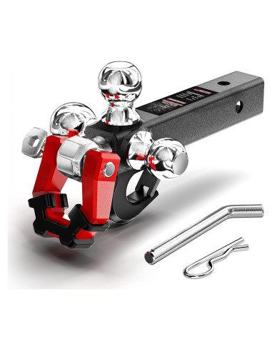 Soporte de Enganche Tri Ball XPE 2" con Grillete 10,000 LBS