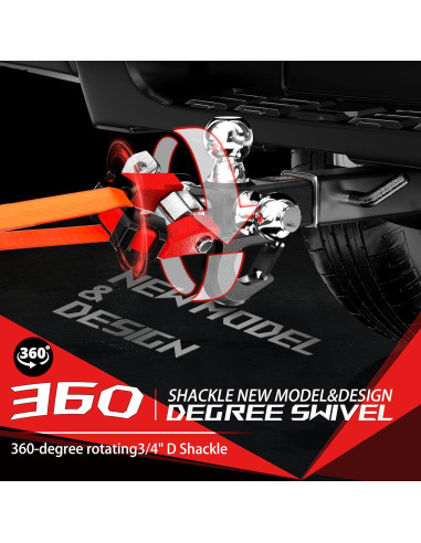 Soporte de Enganche Tri Ball XPE 2" con Grillete 10,000 LBS