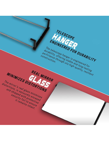 Espejo Trifolio LIPFISBARBERSHOP 30.48x20.32cm para Cortes