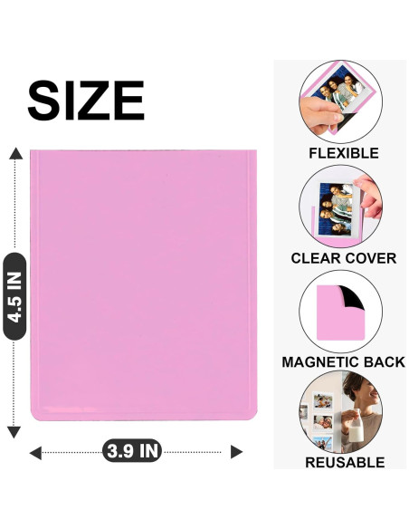 30 Marcos Magnéticos Coloridos WOGOZAN para Fotos Polaroid