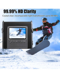 Protector de Pantalla Vidrio Templado PCTC para Fujifilm Instax Wide EVO - 3 Pack, Dureza 9H 2