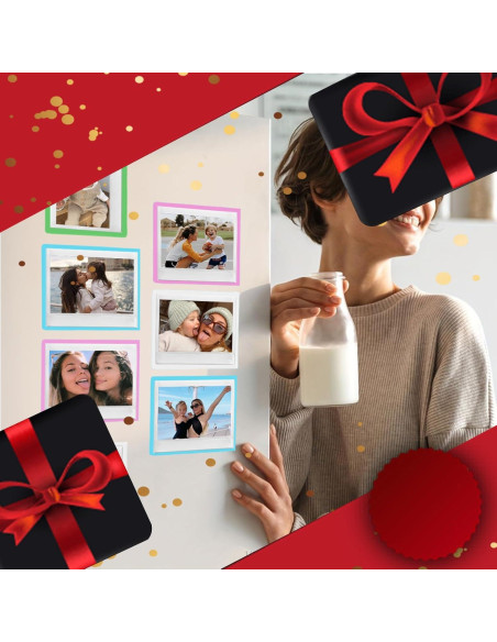 30 Marcos Magnéticos Coloridos WOGOZAN para Fotos Polaroid