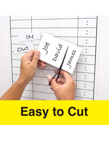 Hojas Magnéticas Flexibles MagX 21.6 x 27.9 cm - 5 Unidades