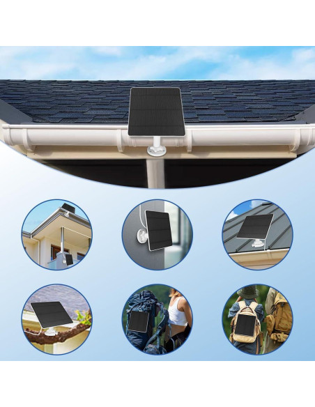 Cargador Solar XIIW para Cámaras Arlo Pro 3/4/5S - 5W IP65