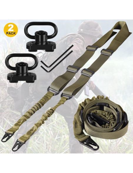 Sling Tradicional 2 Puntos REERON Verde Ajustable 203 cm