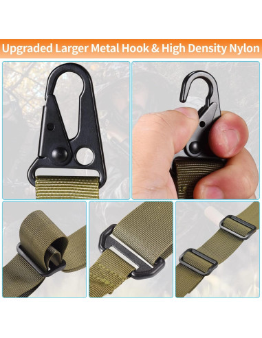 Sling Tradicional 2 Puntos REERON Verde Ajustable 203 cm