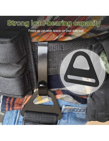 Clip de Cinturón Táctico Zak Tool - Paquete de 3 Unidades