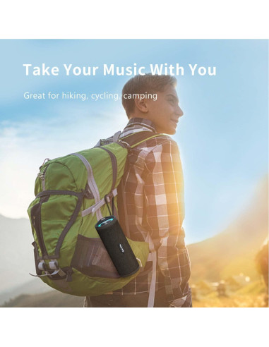 Altavoz Bluetooth HEYSONG REVERB Impermeable 40H Sonido Estéreo